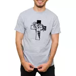 Camiseta Cinza - Jesus Cristo