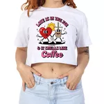 Cropped Love Coffee