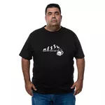Camiseta Plus Size - Desenho Pulando No Copo De Cerveja.