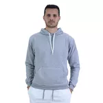Moletom Com Capuz Masculino - Cinza
