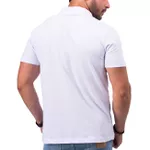 Camisa Masculina Polo Básica - Branca