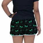 Short Feminino Alien Verde