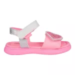 SANDÁLIA PAMPILI INFANTIL LILI BRANCO/ROSA NEON 722004