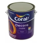 Decora Acrílico Premium Matte Branco Coral 3,6L