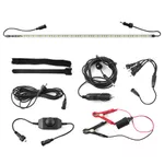 Kit de Iluminação com 6 Barras de Led Branco/Amarelo para Camping