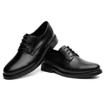 Sapato Social Derby em Couro Preto