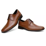 Sapato Social Austin Centuria Couro Whisky