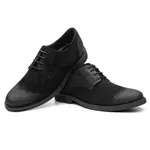 Sapato Derby em Couro Preto