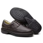 Sapato Social Conforto Tamanho Especial Antistress 
