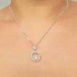 Colar Folheado A Prata 925 Nossa Senhora Aparecida 