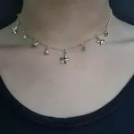 Colar Folheado Dourado Estrelas 