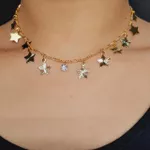Colar Folheado a Ouro 18K Estrela