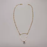 Colar Folheado a Ouro 18K Coração 