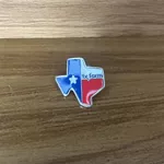 Aplique de Metal Broche Esmaltado para Chapéu Modelo Texas