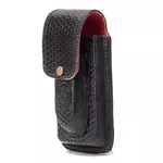 Capa de Couro Canguru para Celular e Canivete Preto 