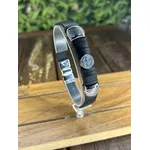 Pulseira de Couro Country Unissex Premium São Bento