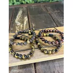 Pulseira de Couro Country Unissex Premium Amarelo