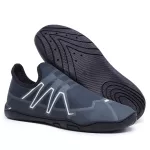 Tenis Unisex Esporte Preto e Branco Leve Pratico Acqua Stile Ascencion
