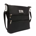 Bolsa Feminina Preta Com Divisões Lana Pimenta 
