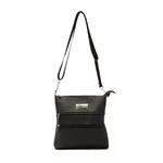 Bolsa Feminina Preta Com Divisões Lana Pimenta 