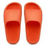 Chinelo Casual Laranja Passeio Piscina Leve Conforto Slide
