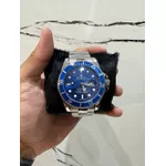 Relógio Rolex - Cinza/Azul