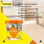REJUNTE ACRILICO CINZA PLATINA 1KG QUARZOLIT
