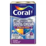Sol e Chuva Acrilico Total Fosco 18L Coral - Cores