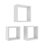 Nicho Prat-K Decorare Branco Kit 3 Peças