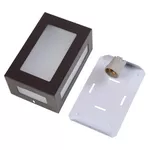 Arandela Retangular Com 5 Vidros 25X12,5X10,5Cm 1228/25 Marrom Real Lustre
