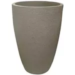 Vaso Jardim Moderno Conico 38cm Mármore Japi