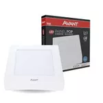 Painel de Led Avant Sobrepor Quadrado 06W 6500K