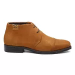 Botina Conforto Bufalado Castor de Amarrar - Linha Confort Prime