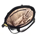 BOLSA GRANDE COURO LEGITIMO PRETA REF:DM-05