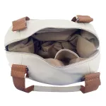 Bolsa grande ombro e transversal Preta com alça em gorgurão REF:DM-24G 