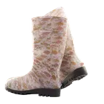 BOTA PVC FEMININA FLORES