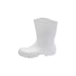 BOTA PVC ALL WORK BRANCA CANO MEDIO BICO AÇO 100AWORKF-CM-BR-A CA48257