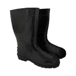 BOTA PVC WORK CANO LONGO PRETA COM FORRO CA36026