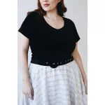 Cinto Veludo Preto - Plus Size