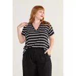 Calça Pantalona Social Viscose Preta - Plus Size