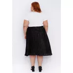 Blusa Malha Ribana Branca - Plus Size