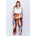 Calça Viscose Estampa Orgânica - Plus Size