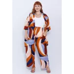 Quimono Viscose Estampa Orgânica - Plus Size