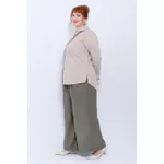 Camisa Social Algodão Fendi Listrada - Plus Size