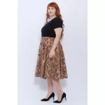 Saia Godê Algodão Onça- Plus Size