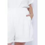 Short Viscose Off-White - Plus Size