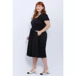 Vestido Algodão Preto - Plus Size