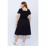 Vestido Algodão Preto - Plus Size
