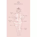 Blusa Podrinha Gola V Branca - Plus Size