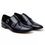 Sapato Social MonkStrap Alónzo Preto 